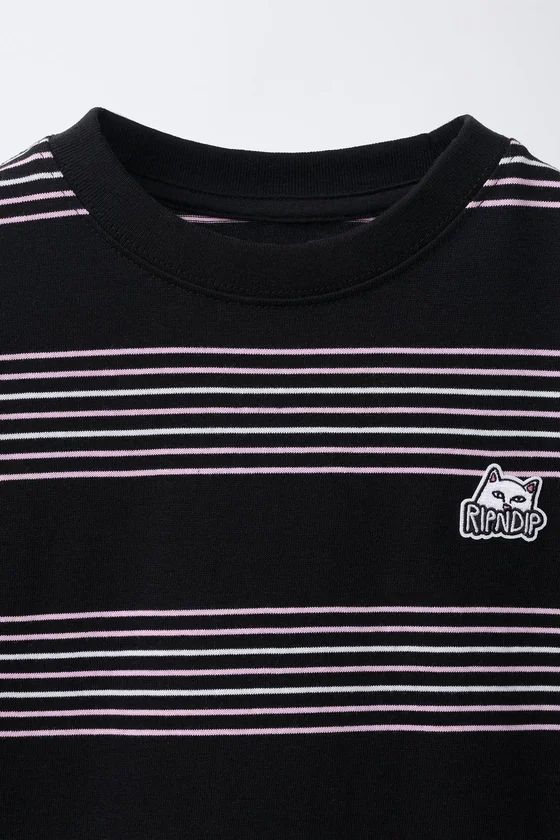 ФУТБОЛКА В ПОЛОСКУ С ВЫШИВКОЙ RIPNDIP © X ZARA KIDS