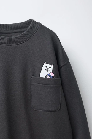 Толстовка с принтом-логотипом Ripndip © X Zara Kids- Заказать в России