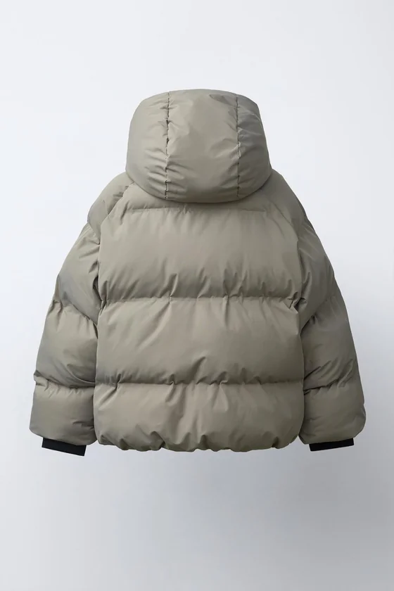 СТЕГАНАЯ КУРТКА С КАПЮШОНОМ WATER REPELLENT