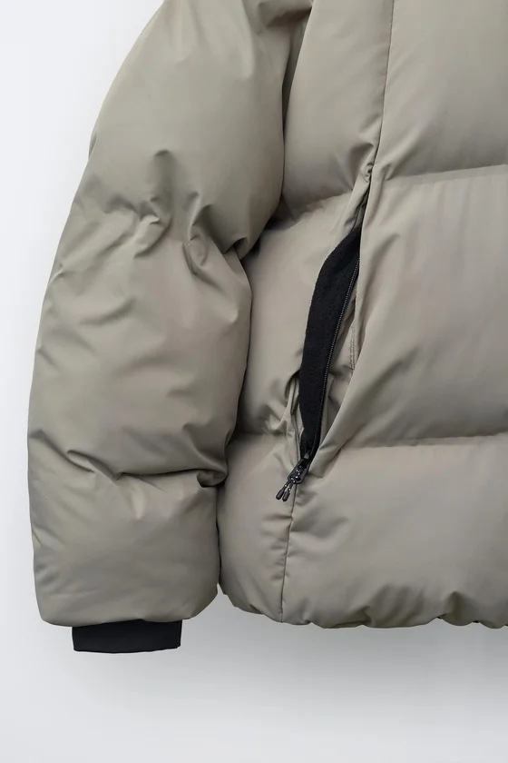 СТЕГАНАЯ КУРТКА С КАПЮШОНОМ WATER REPELLENT