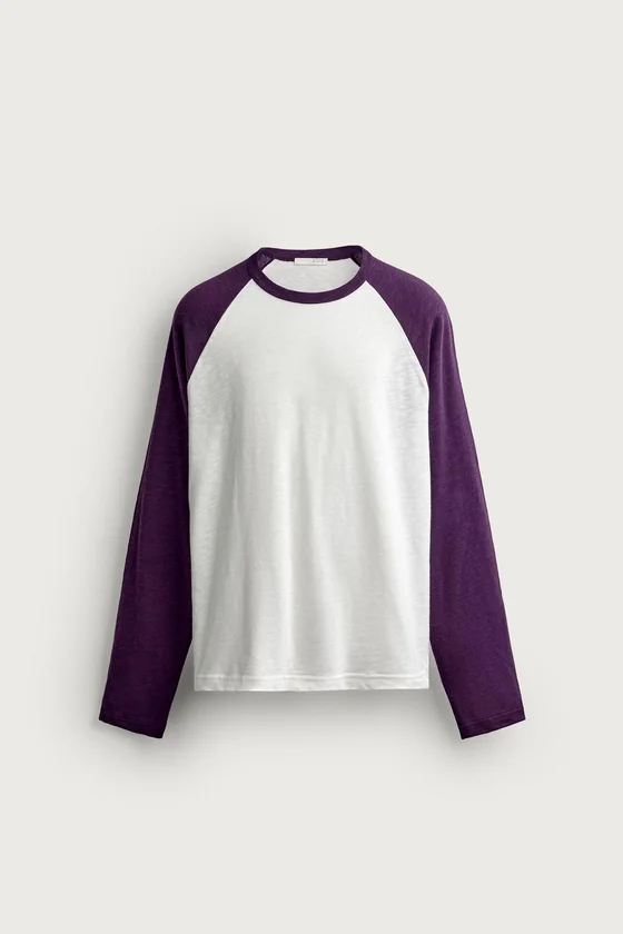 ФУТБОЛКА REGULAR FIT В СТИЛЕ КОЛОР-БЛОК