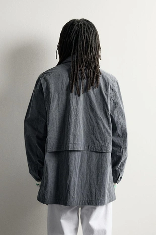 Техническая куртка-рубашка с эффектом потертости Zara «Aaron Levine»- Заказать в России