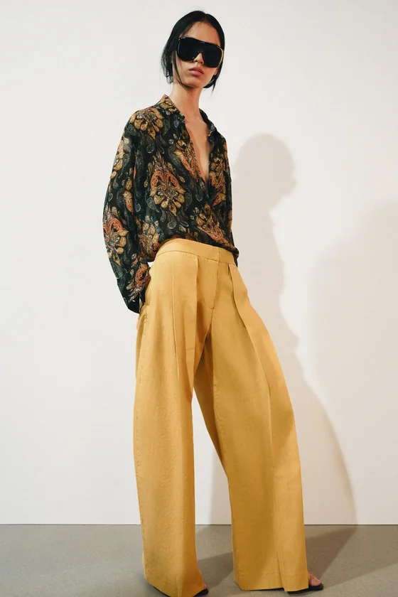 БРЮКИ СО СКЛАДКАМИ ZW COLLECTION