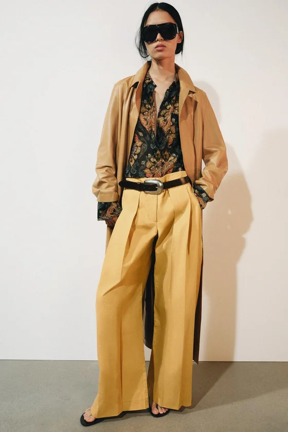 БРЮКИ СО СКЛАДКАМИ ZW COLLECTION