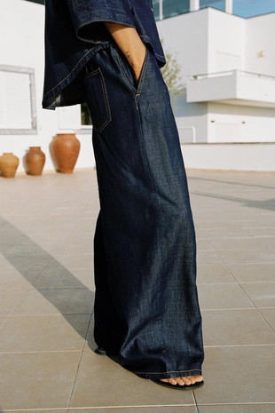 Джинсы Z1975 Jogger Wide-Leg с высокой посадкой- Заказать в России