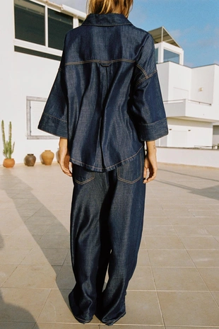 Джинсы Z1975 Jogger Wide-Leg с высокой посадкой- Заказать в России