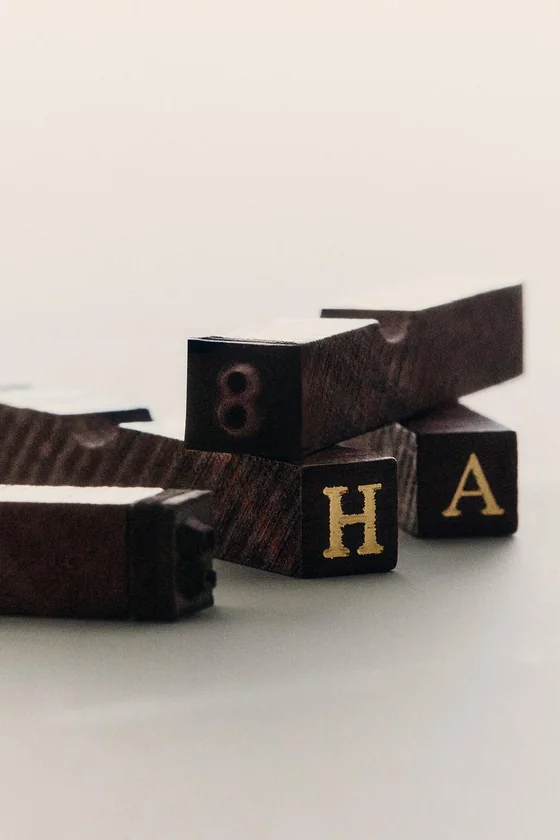 Набор штампов с буквами и цифрами (36 шт.)
