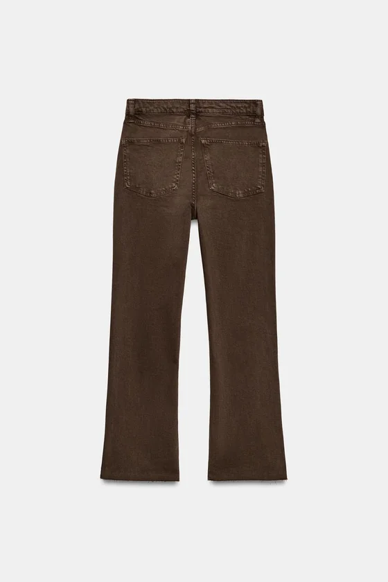 ДЖИНСЫ TRF CROPPED FLARE С ВЫСОКОЙ ПОСАДКОЙ