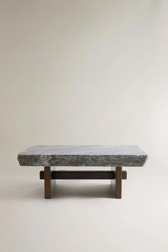 Журнальный стол marble and wood