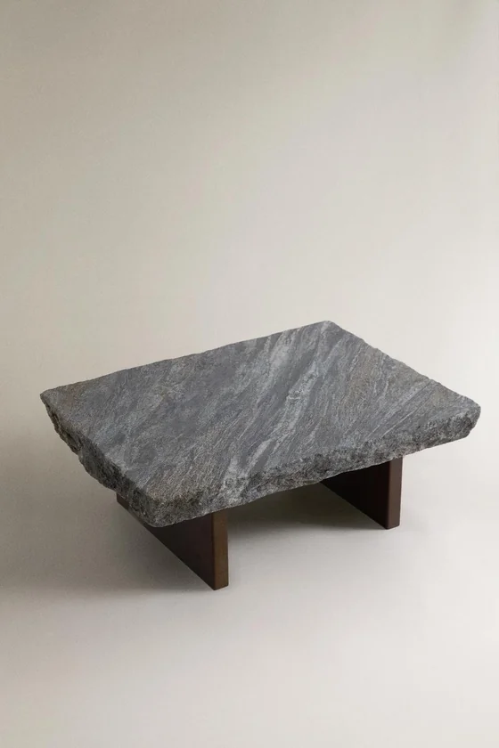 Журнальный стол marble and wood