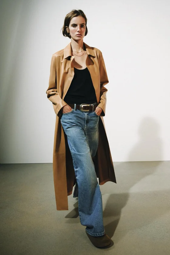 ДЖИНСЫ WIDE LEG RELAXED С НИЗКОЙ ПОСАДКОЙ — ZW COLLECTION