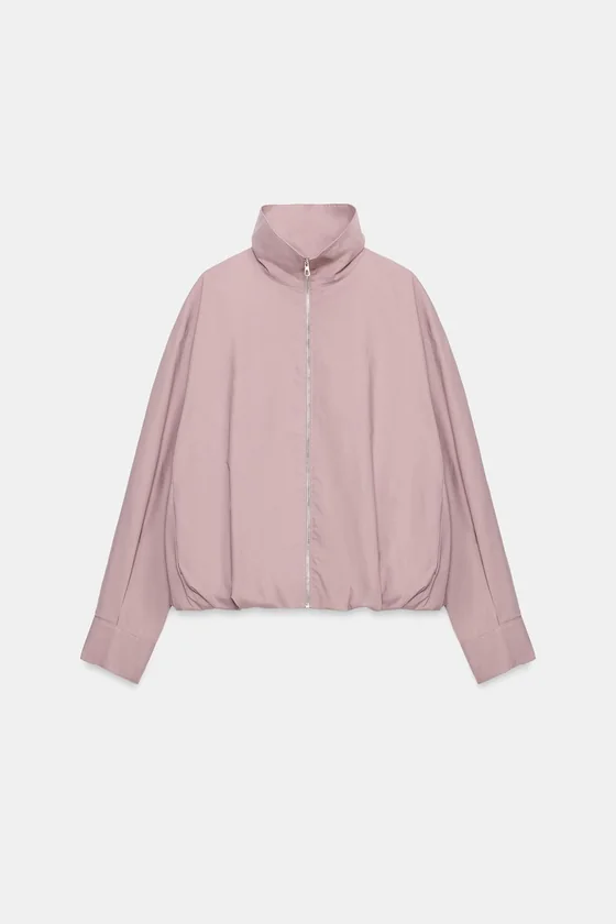 КУРТКА С ВОРОТНИКОМ-СТОЙКОЙ ZW COLLECTION