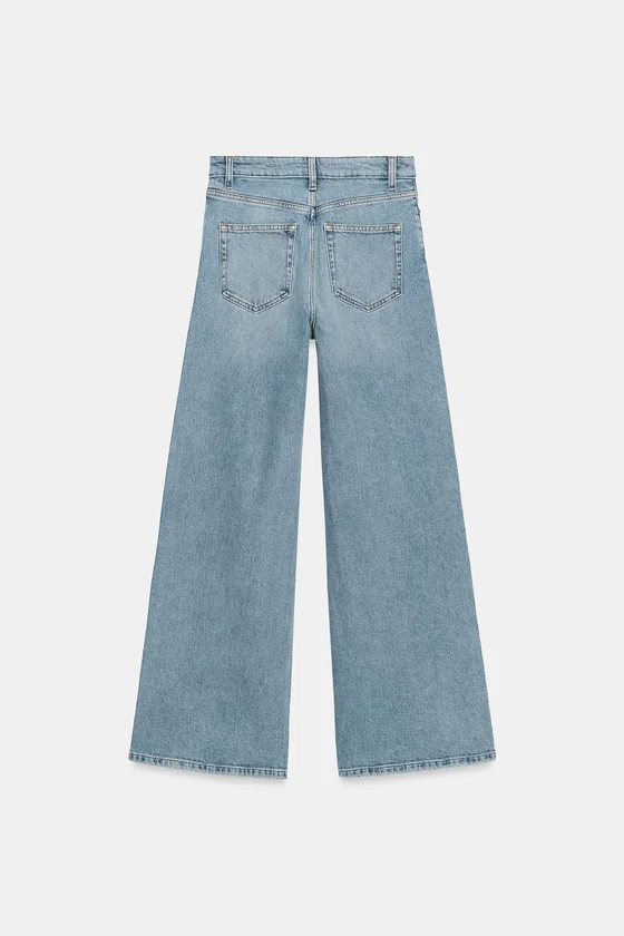 ДЖИНСЫ WIDE LEG COMFORT С ВЫСОКОЙ ПОСАДКОЙ — ZW COLLECTION