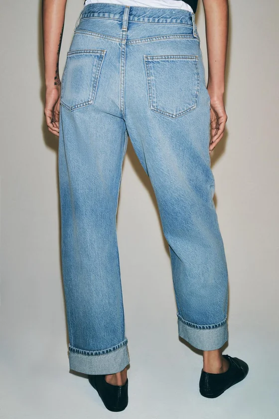 ДЖИНСЫ BAGGY СО СРЕДНЕЙ ПОСАДКОЙ — ZW COLLECTION