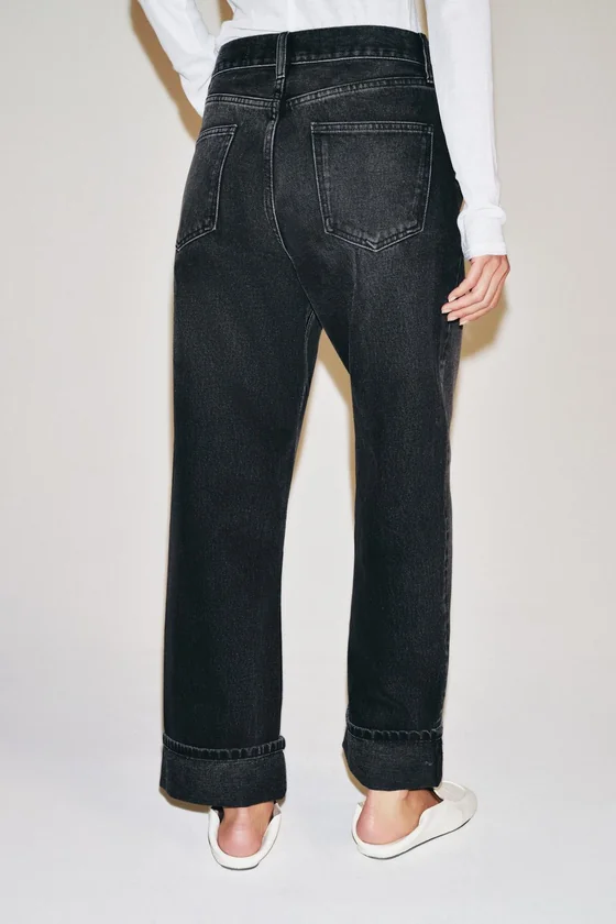 ДЖИНСЫ BAGGY СО СРЕДНЕЙ ПОСАДКОЙ — ZW COLLECTION