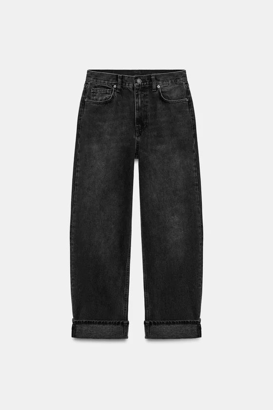 ДЖИНСЫ BAGGY СО СРЕДНЕЙ ПОСАДКОЙ — ZW COLLECTION
