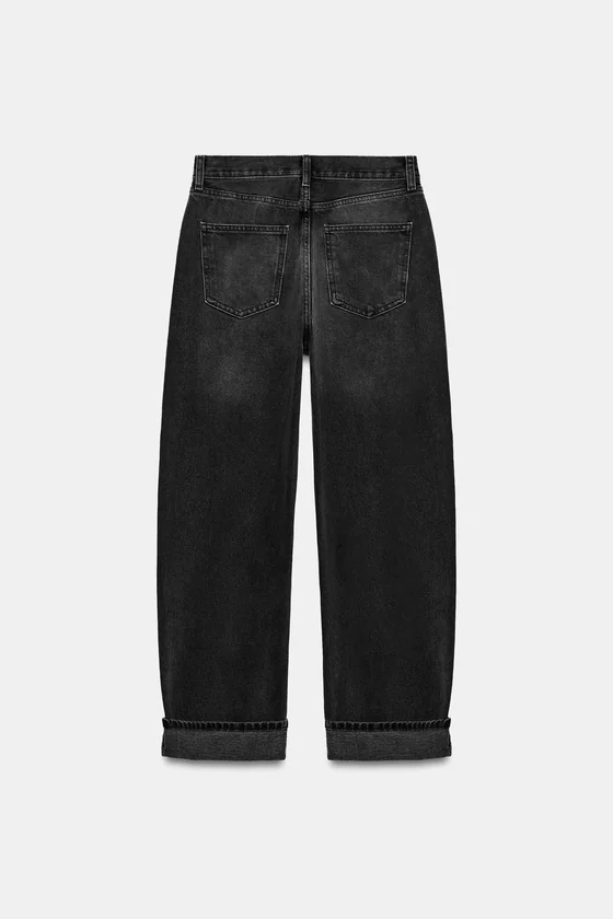 ДЖИНСЫ BAGGY СО СРЕДНЕЙ ПОСАДКОЙ — ZW COLLECTION