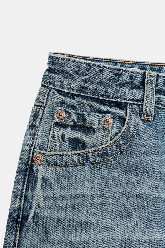 ДЖИНСЫ TRF BAGGY СО СРЕДНЕЙ ПОСАДКОЙ