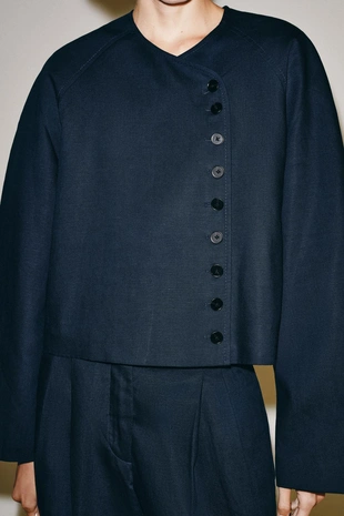Короткий блейзер — коллекция Zara «Zw»- Заказать в России