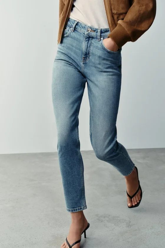 ДЖИНСЫ Z1975 MOM FIT С ВЫСОКОЙ ПОСАДКОЙ