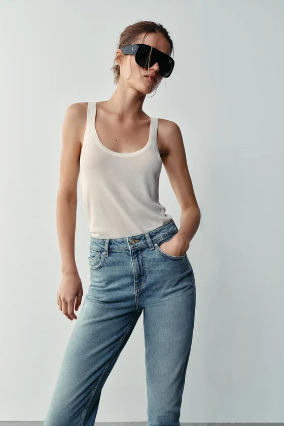 ДЖИНСЫ Z1975 MOM FIT С ВЫСОКОЙ ПОСАДКОЙ