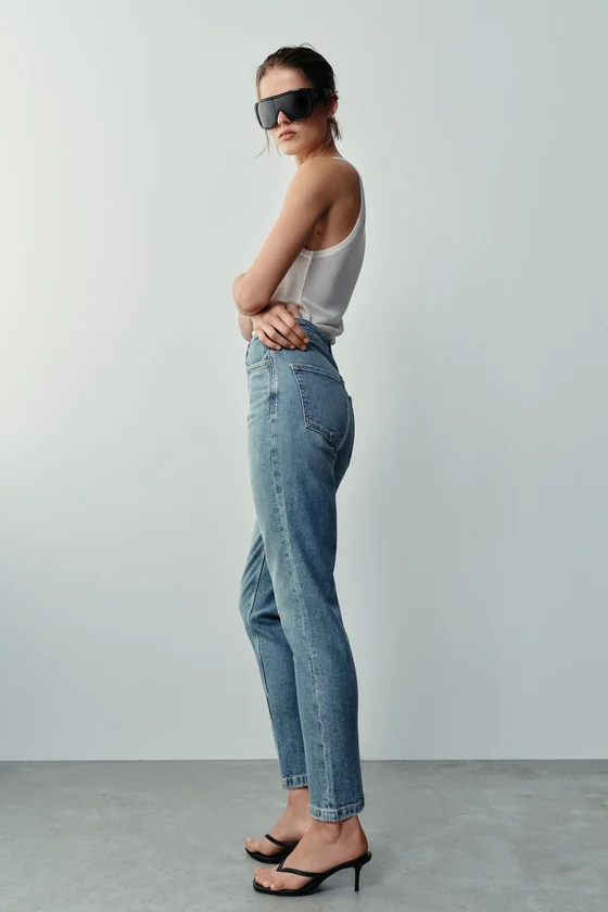 ДЖИНСЫ Z1975 MOM FIT С ВЫСОКОЙ ПОСАДКОЙ