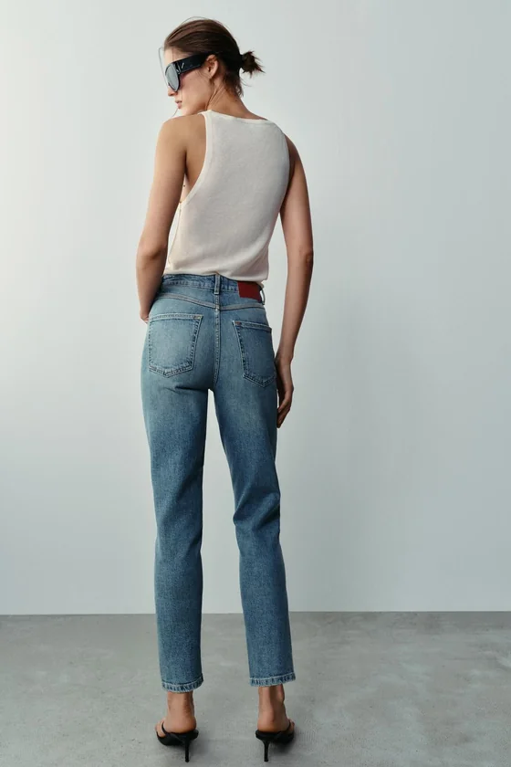 ДЖИНСЫ Z1975 MOM FIT С ВЫСОКОЙ ПОСАДКОЙ