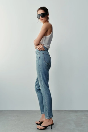 Джинсы Z1975 Mom Fit с высокой посадкой- Заказать в России