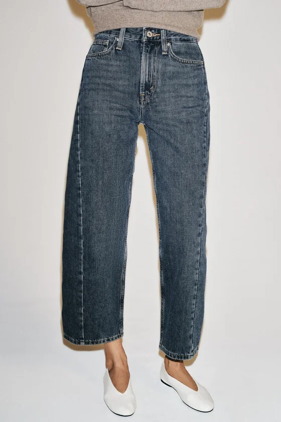 ДЖИНСЫ ZW COLLECTION ANKLE RELAXED СО СРЕДНЕЙ ПОСАДКОЙ