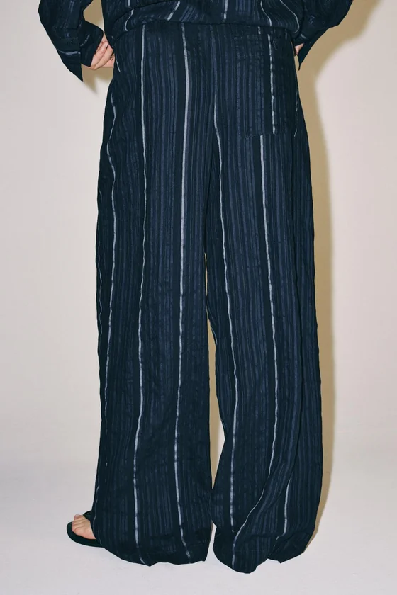 БРЮКИ ПАЛАЦЗО В ПОЛОСКУ — ZW COLLECTION