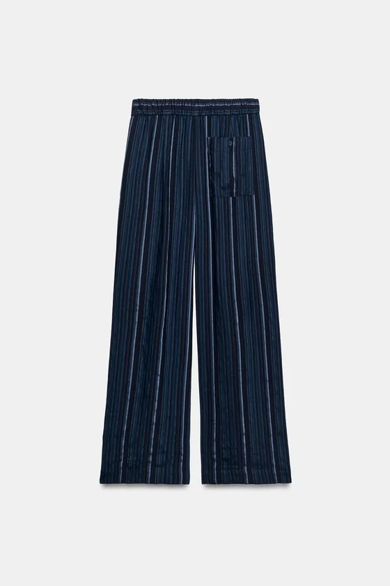 БРЮКИ ПАЛАЦЗО В ПОЛОСКУ — ZW COLLECTION