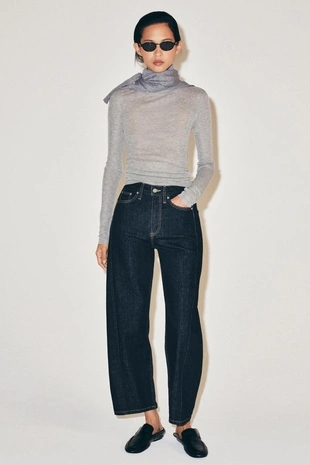 Джинсы Zw Collection Ankle Relaxed со средней посадкой
