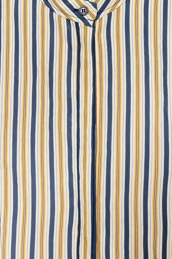 РУБАШКА В ПОЛОСКУ С МАНИШКОЙ коллекция Zara «ZW»