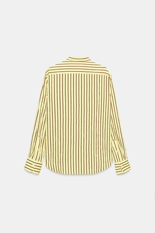 Рубашка в полоску с карманом — коллекция Zara «Zw»- Заказать в России