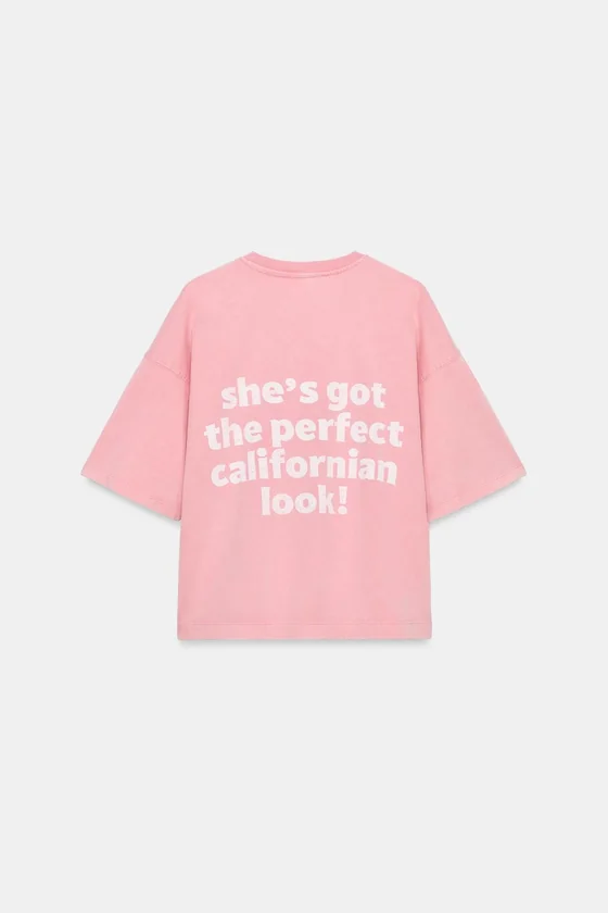 ФУТБОЛКА С ЭФФЕКТОМ ПОТЕРТОСТИ BARBIE®