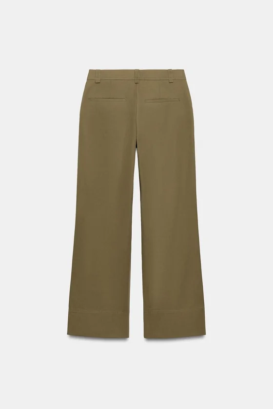 БРЮКИ BOOTCUT С ДЕКОРАТИВНОЙ СТРОЧКОЙ