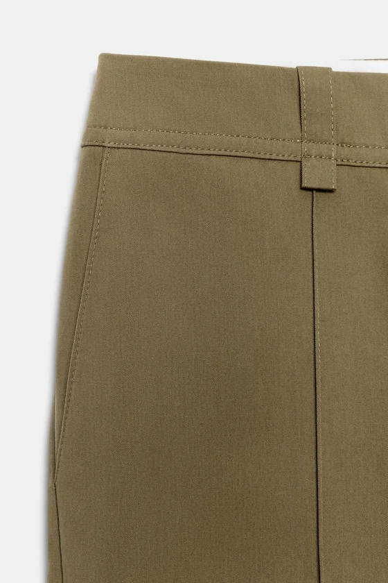 БРЮКИ BOOTCUT С ДЕКОРАТИВНОЙ СТРОЧКОЙ