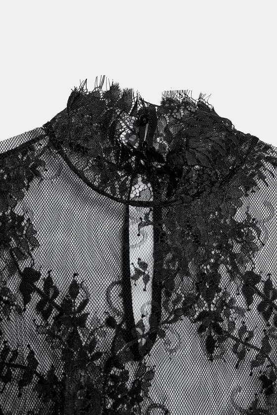 ДЛИННОЕ КРУЖЕВНОЕ ПЛАТЬЕ ZW COLLECTION