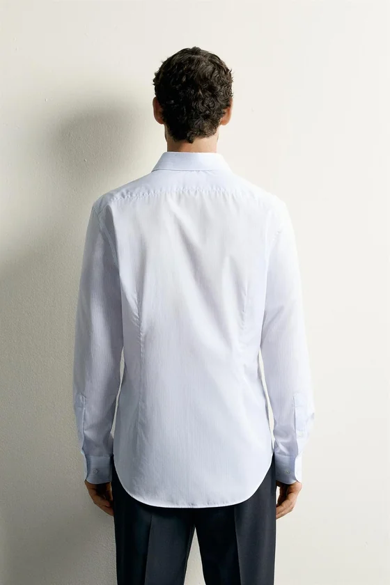 Рубашка Slim Fit в полоску