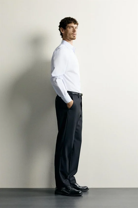 Рубашка Slim Fit в полоску