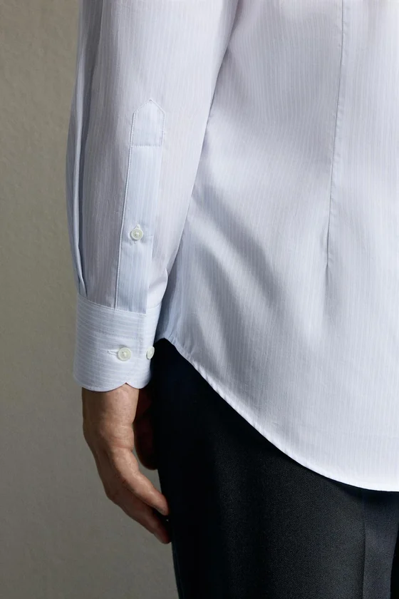 Рубашка Slim Fit в полоску