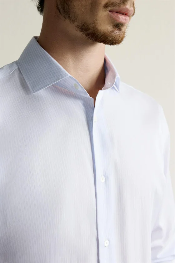 Рубашка Slim Fit в полоску
