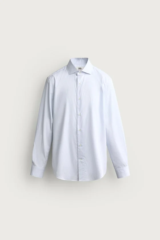 Рубашка Slim Fit в полоску