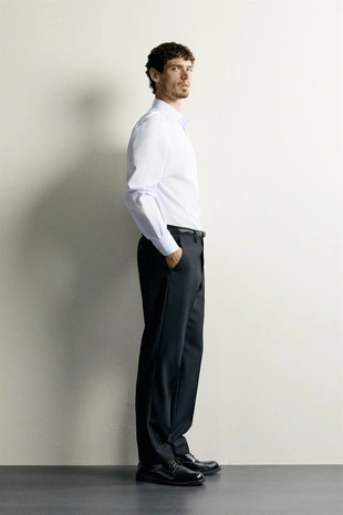 Рубашка Slim Fit в полоску- Заказать в России