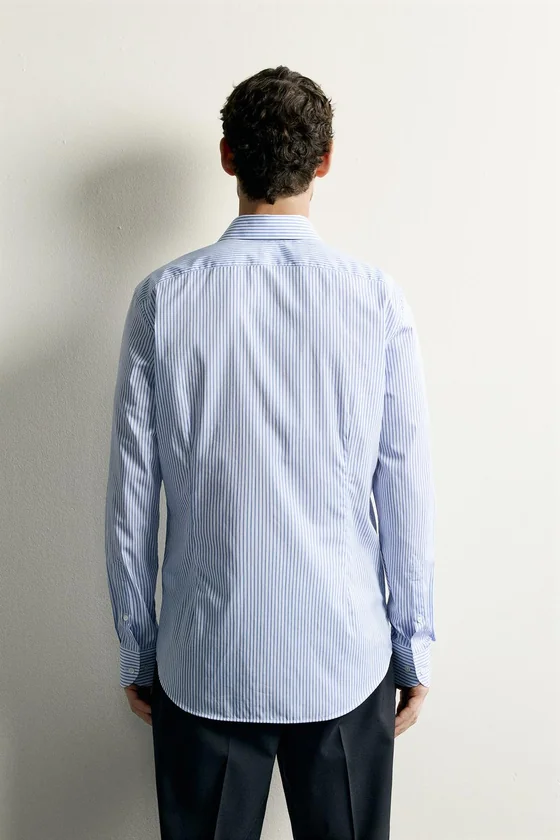 РУБАШКА SLIM FIT В ПОЛОСКУ