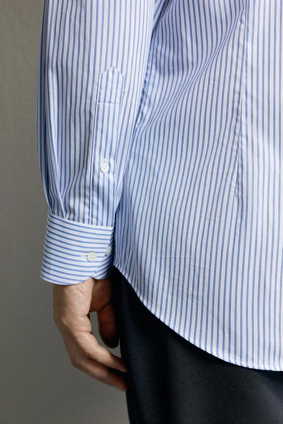 РУБАШКА SLIM FIT В ПОЛОСКУ