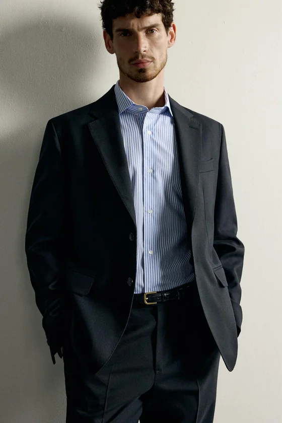 РУБАШКА SLIM FIT В ПОЛОСКУ
