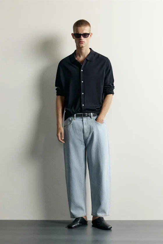 ДЖИНСЫ TAPERED WIDE FIT