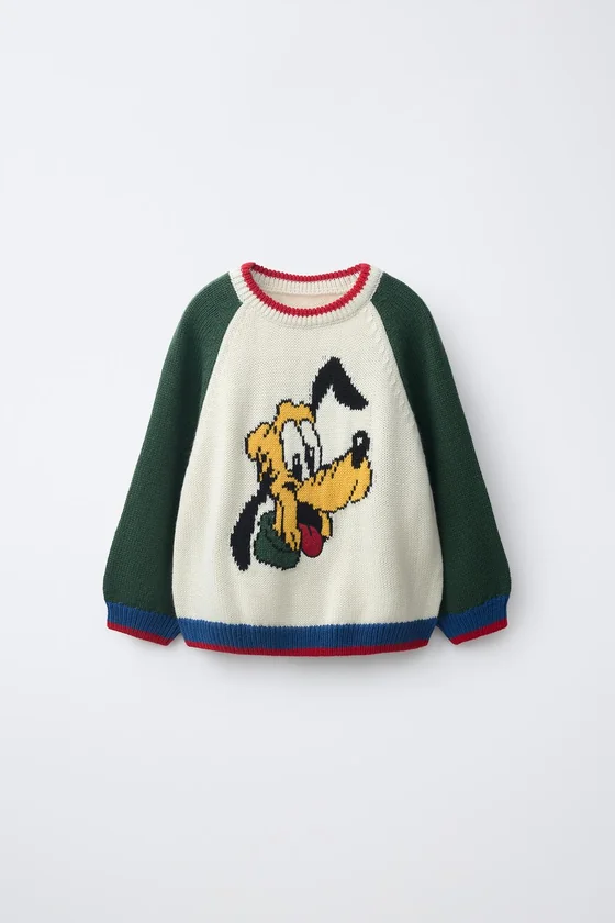 ДЖЕМПЕР С ВЫШИВКОЙ PLUTO И MICKEY MOUSE © DISNEY