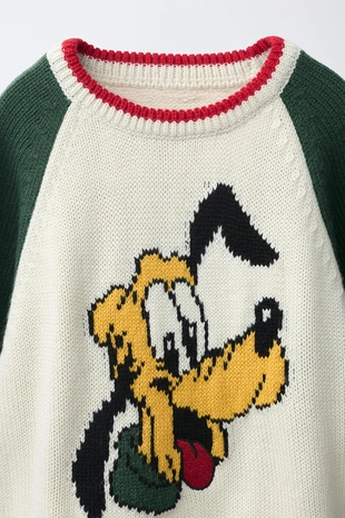 Джемпер с вышивкой Pluto и Mickey Mouse © Disney- Заказать в России